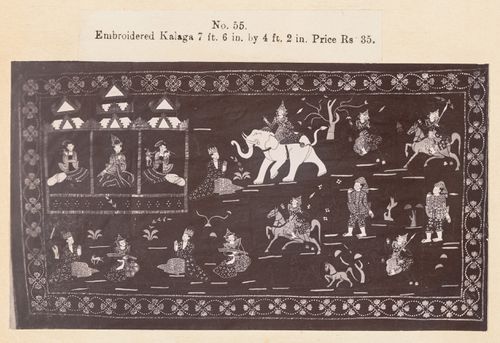 View of a cloth, F. Beato Limited, C Road, Mandalay, Burma (now Myanmar)