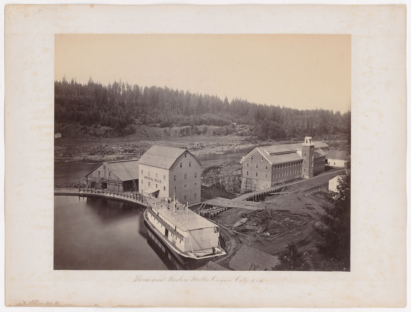 Flour and Woolen Mills, Oregon City, Oregon, United States