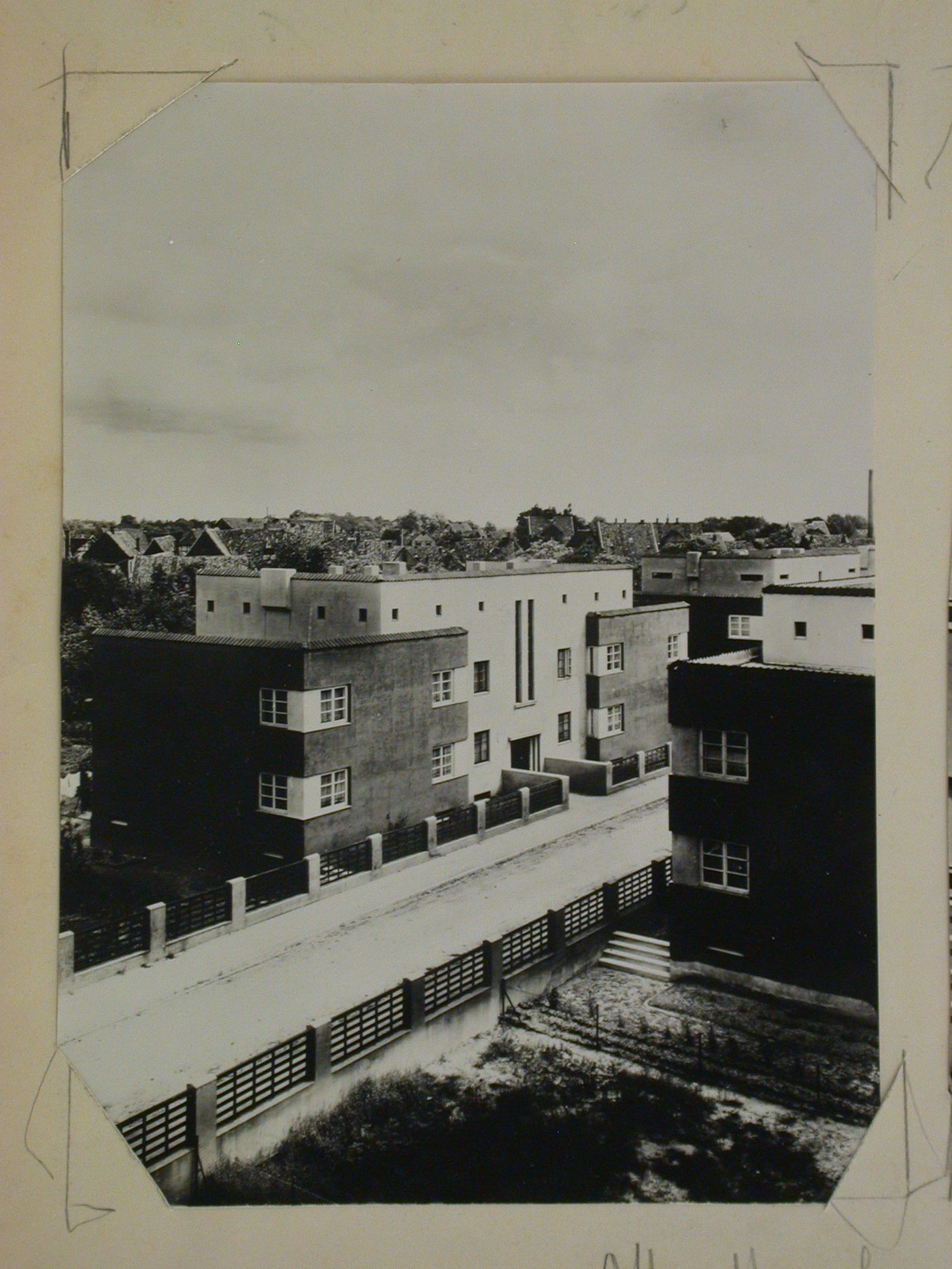 Cité-jardins à Celle. Allemagne. Otto Haesler, architecte à Celle