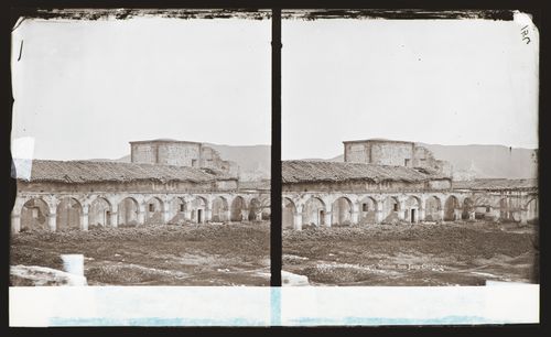 Stereograph of Mission San Juan Capistrano, California, United States of America