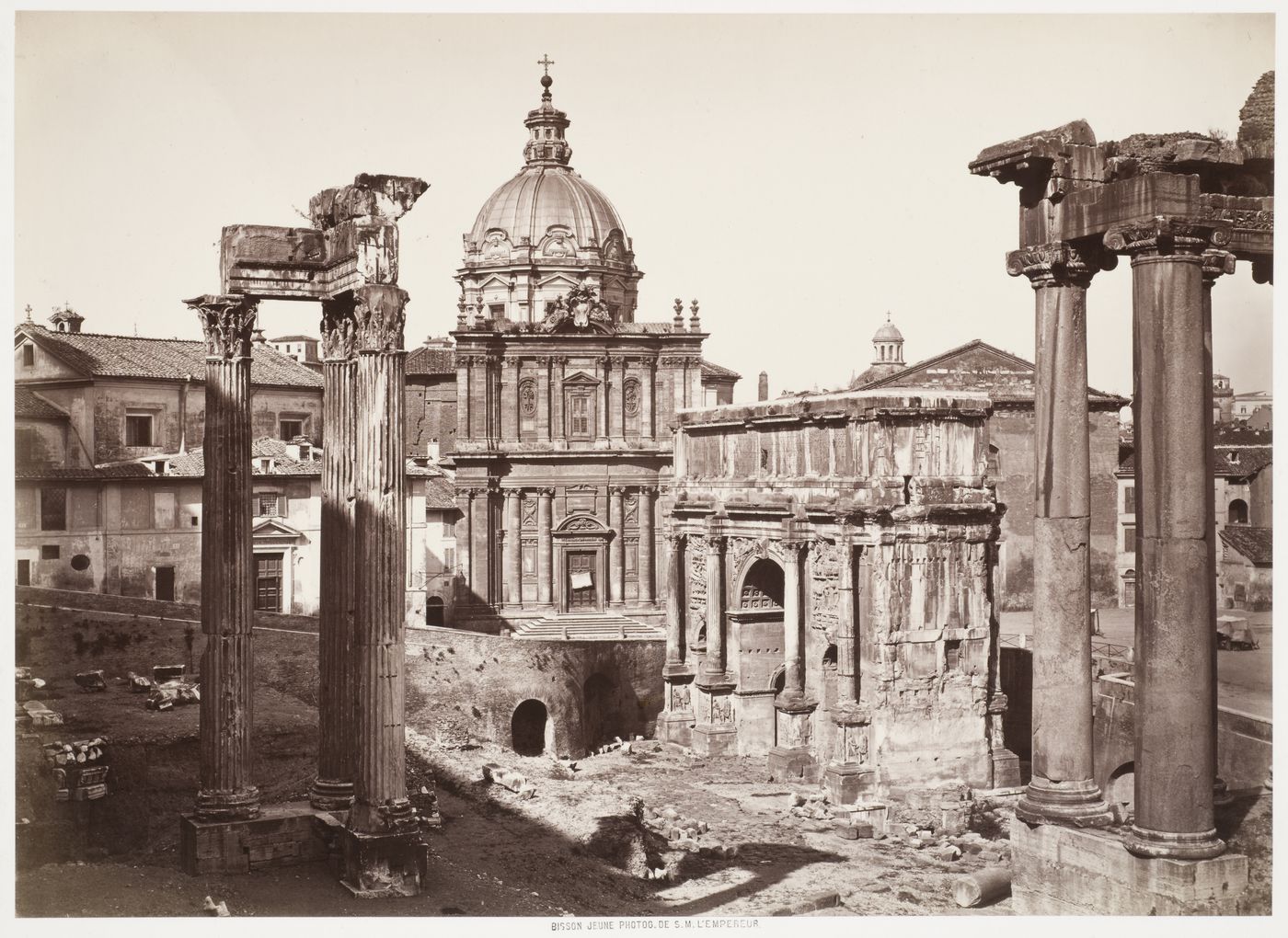 Roman Forum and Church of Ss. Luca e Martina, Rome