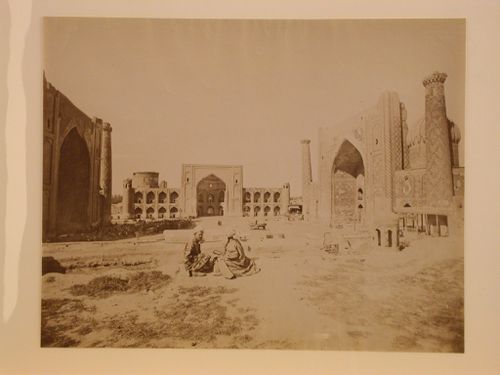 View of Registan Square, Samarkand, Uzbekistan, former Soviet Union