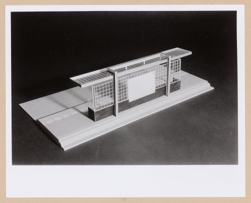 View of model for Concurso para o Metro do Porto, Porto, Portugal