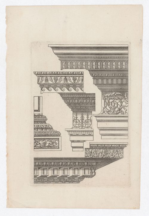 Designs for entablatures and cornices
