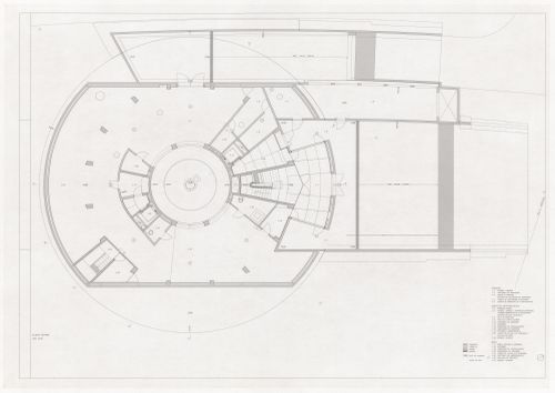 Basement floor plan for Centro Meteorológico da Villa Olimpica, Barcelona, Spain