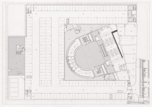 First floor plan for Centro Cultural Manzana del Revellin, Ceuta, Spain