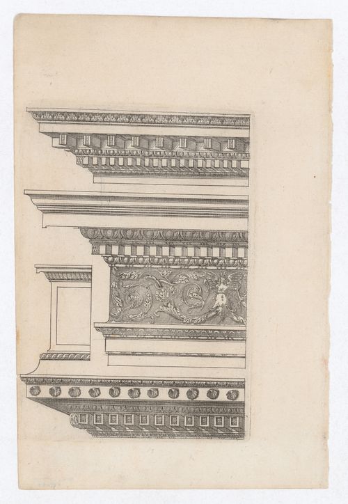 Designs for entablatures and cornices