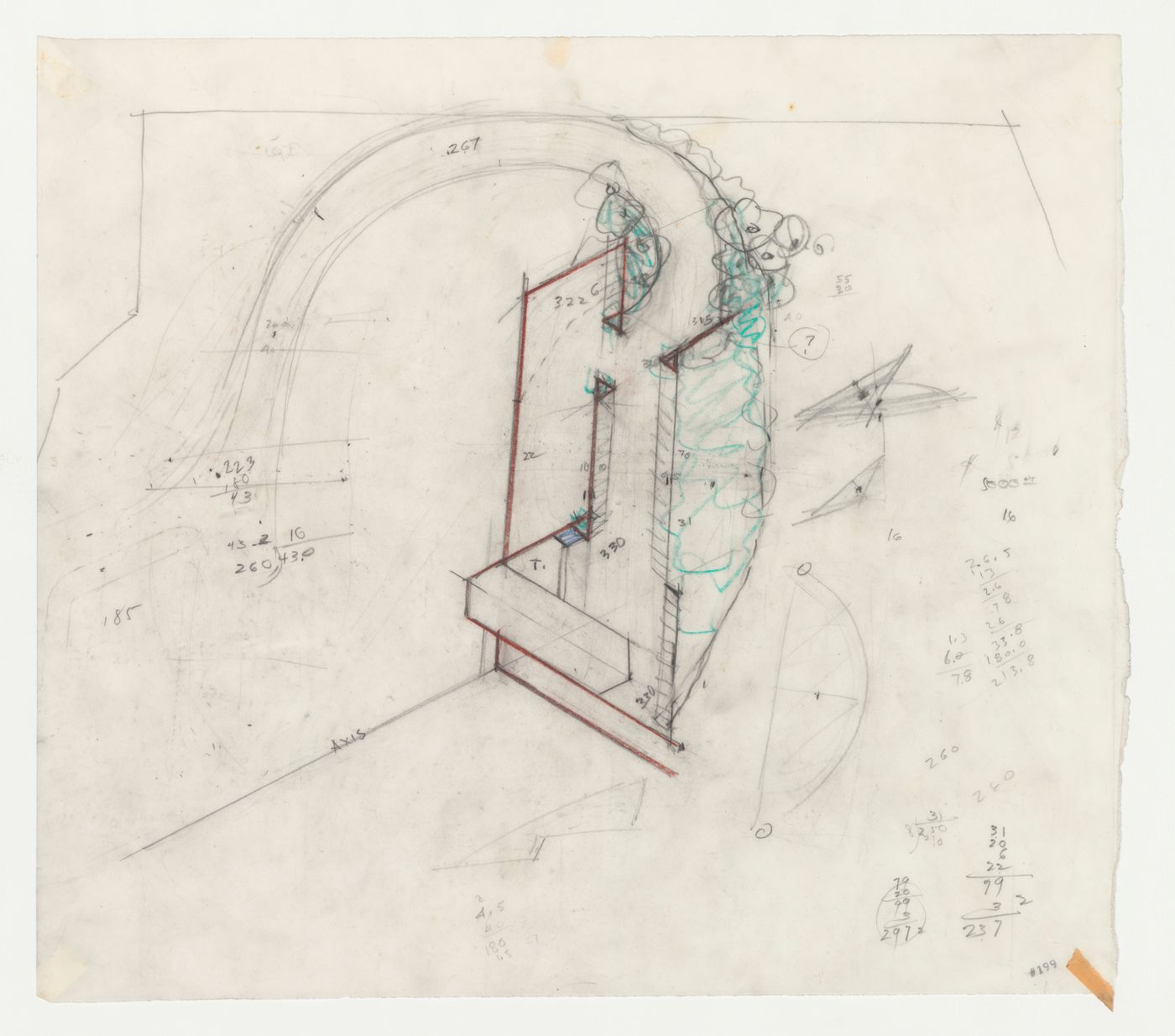 Swedenborg Memorial Chapel, El Cerrito, California: Partial site plan for the chapel