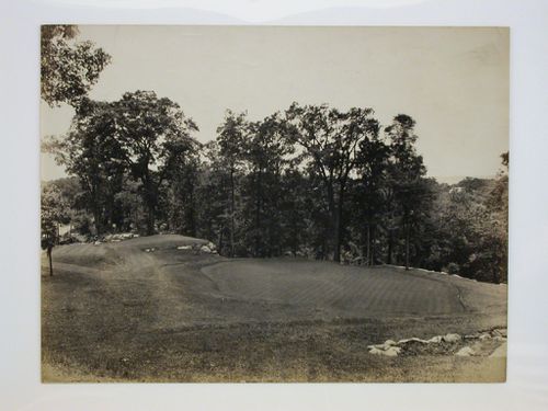 Partial view of the Longue Vue Golf Course showing the fifth green and the sixth tee, New York [?], United States
