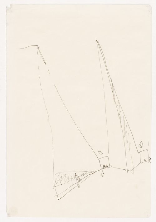 Sketch perspective for Exposição Visiones para Madrid [Visions for Madrid exhibition], Madrid, Spain