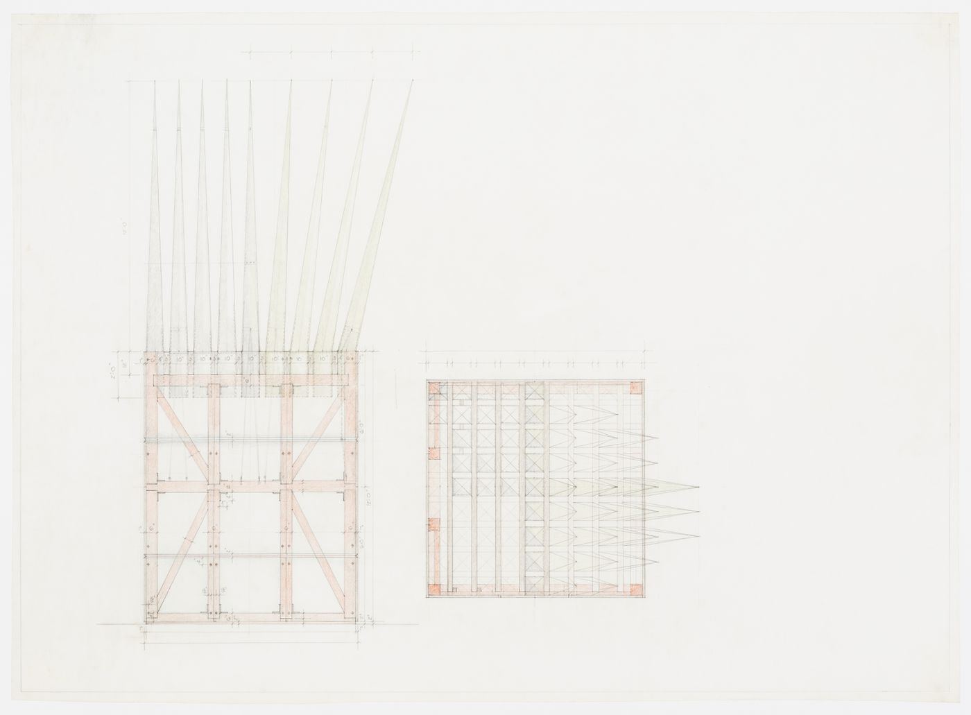 Lancaster/Hanover Masque: elevation and plan for the House of the Suicide