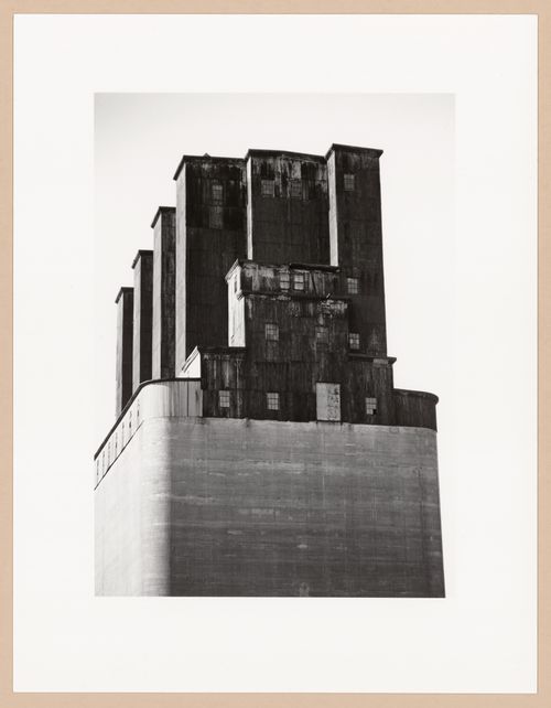 Harbourfront grain elevator, St. John, New Brunswick, from the series The Forms of Canadian Industrial Architecture