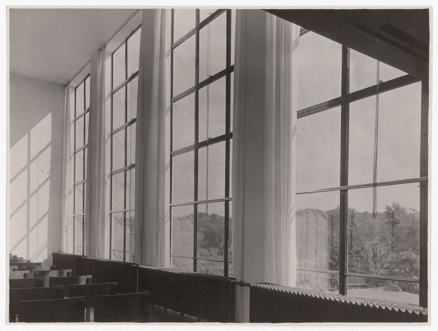 Architectural detail of unidentified modernist building, Germany ?