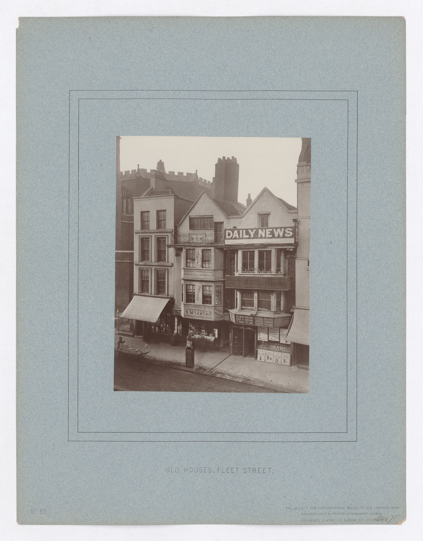 Old houses, Fleet Street