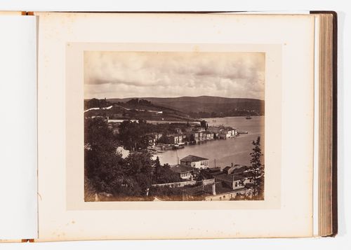 View of yalis, hills and the Bosporus, Constantinople (now Istanbul), Ottoman Empire (now in Turkey)