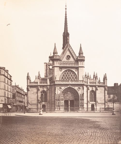 Plate from album ''Buildings, parks and streets of Paris, Versailles and environs, France''
