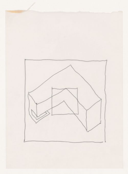 Sketch for House VI, Cornwall, Connecticut