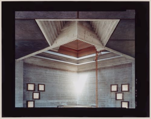 Chapel interior, Carlo Scarpa's Tomba Brion, San Vito d'Altivole, Italy