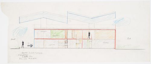 Maison de l'homme, Zurich: longitudinal section