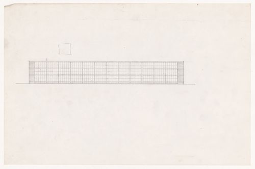 Elevation for a three storey building for Illinois Institute of Technology