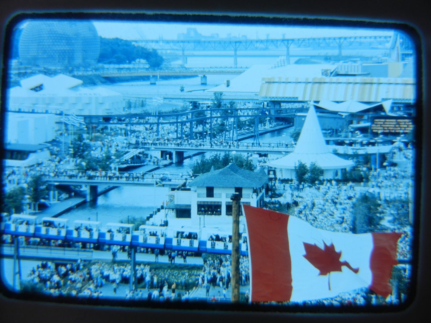 Partial view of the Île Notre-Dame site, Expo 67, Montréal, Québec