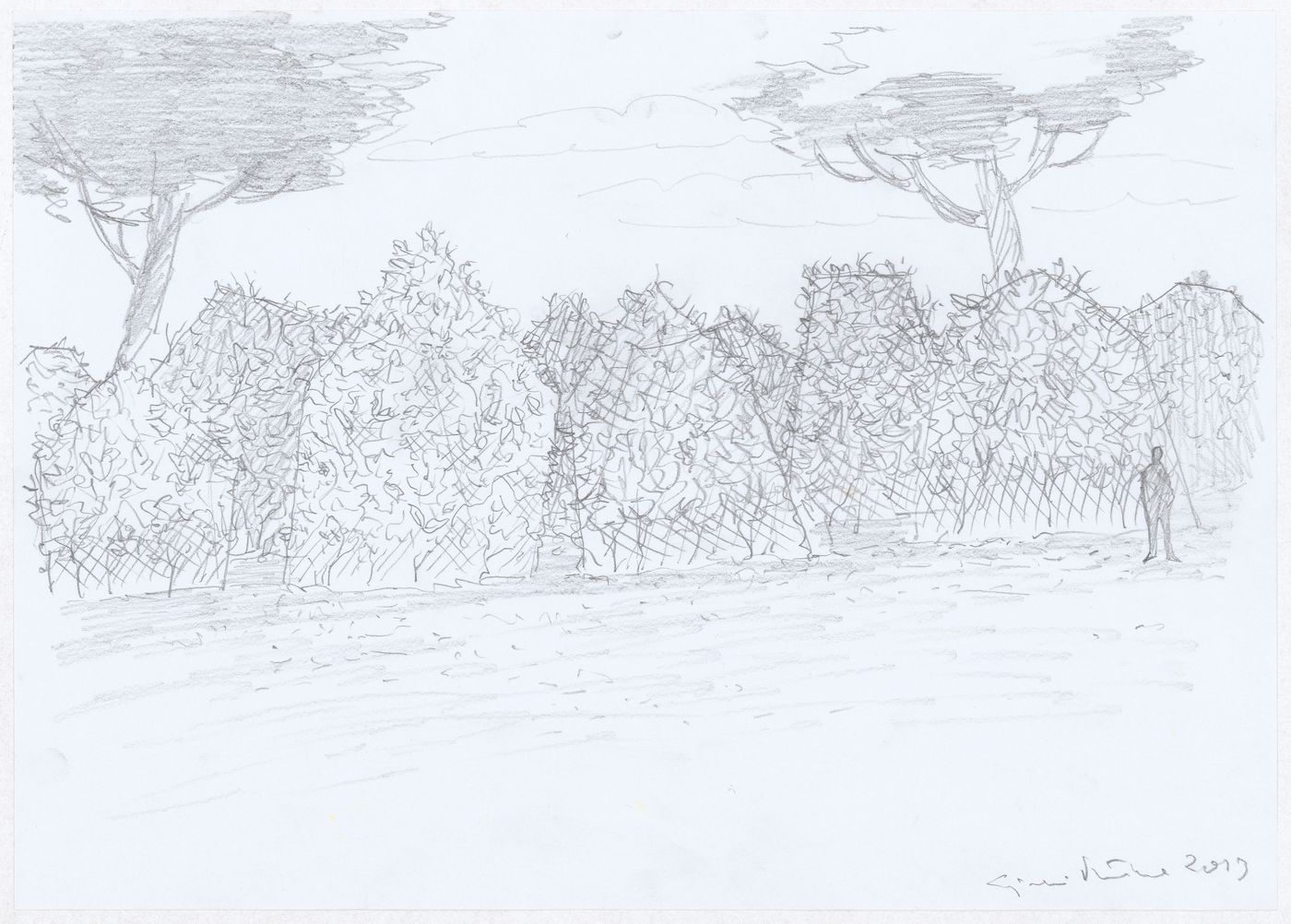 Sketch for Montagne Naturali