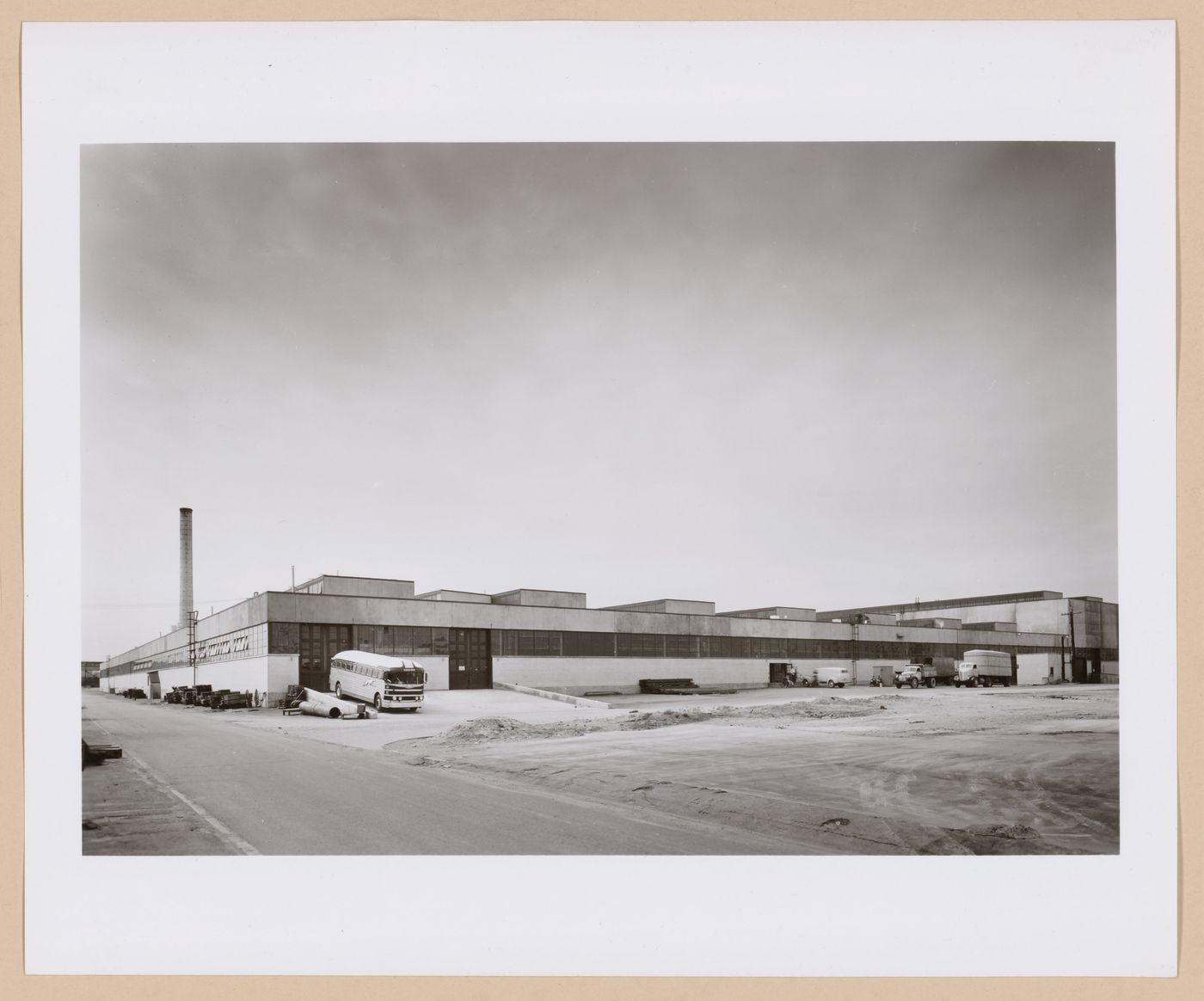 View of the north façade of the Assembly Building, General Motors Corporation Truck and Coach division Pontiac Plant, Pontiac, Michigan