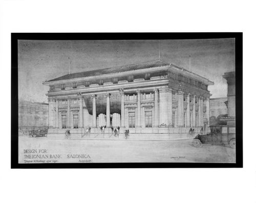 Design for the Ionian Bank, Salonika