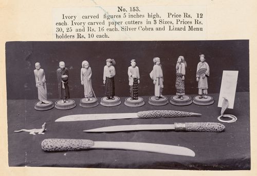 View of figures, F. Beato Limited, C Road, Mandalay, Burma (now Myanmar)