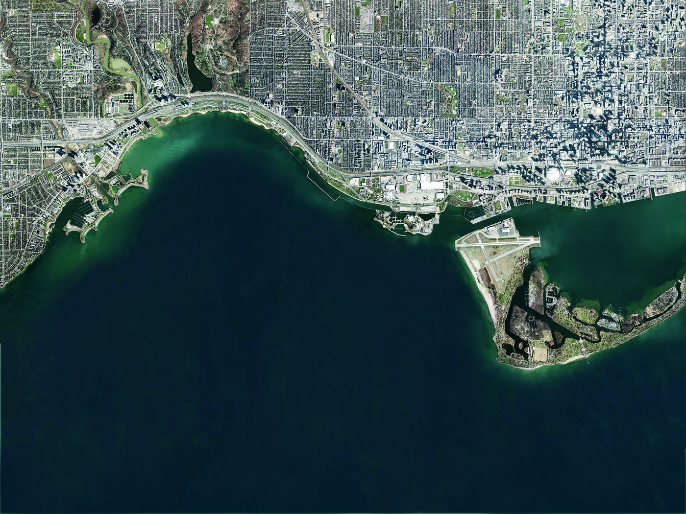 An Enduring Wilderness: Aerial of Toronto Waterfront
