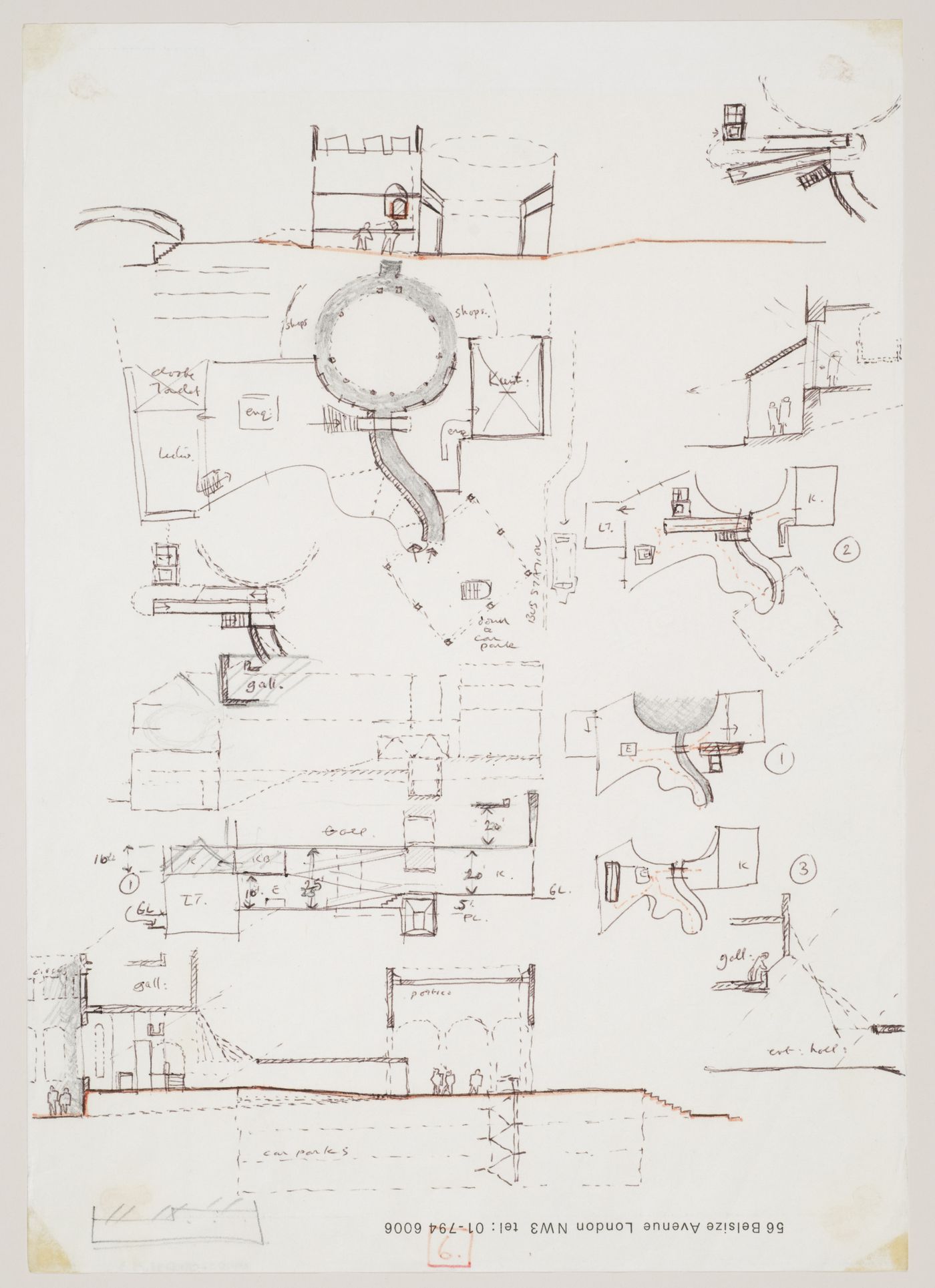 Nordrhein-Westfalen Museum, Dusseldorf, Germany: sketches