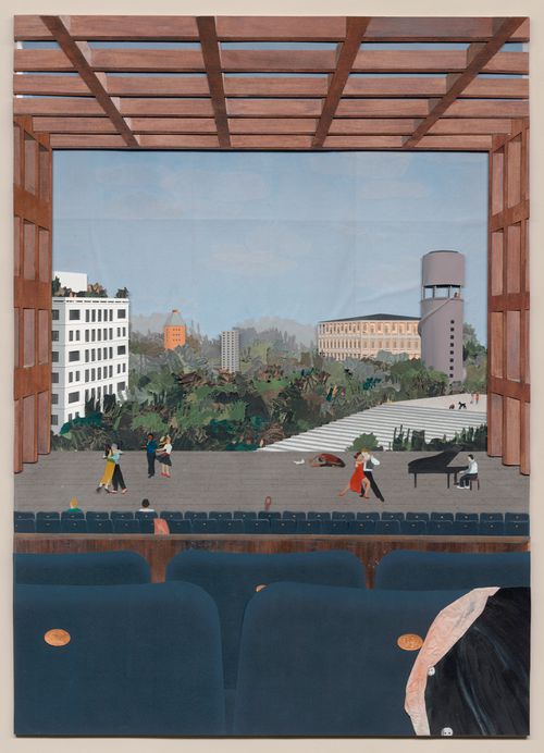 "City balcony" from the series "Our happy life: city scenes"