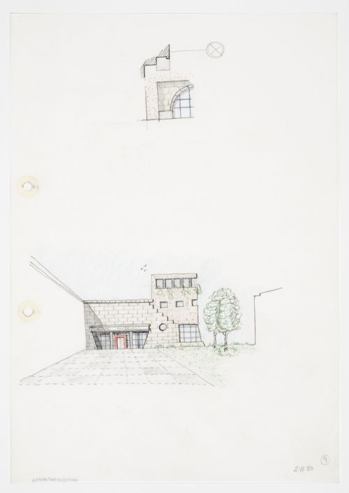 Clore Gallery, London, England: perspective and detail