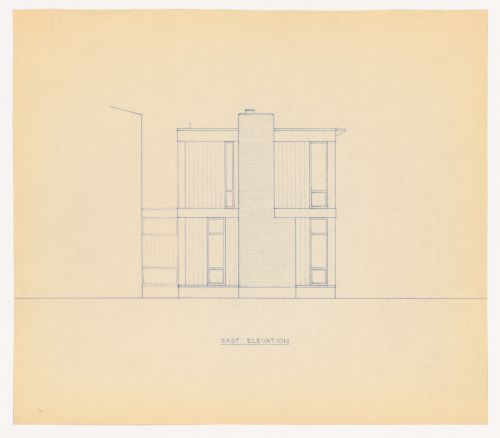 East elevation for Northern New York House