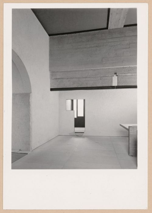 Interior view of a gallery showing doorways, Museo di Castelvecchio, Verona, Italy