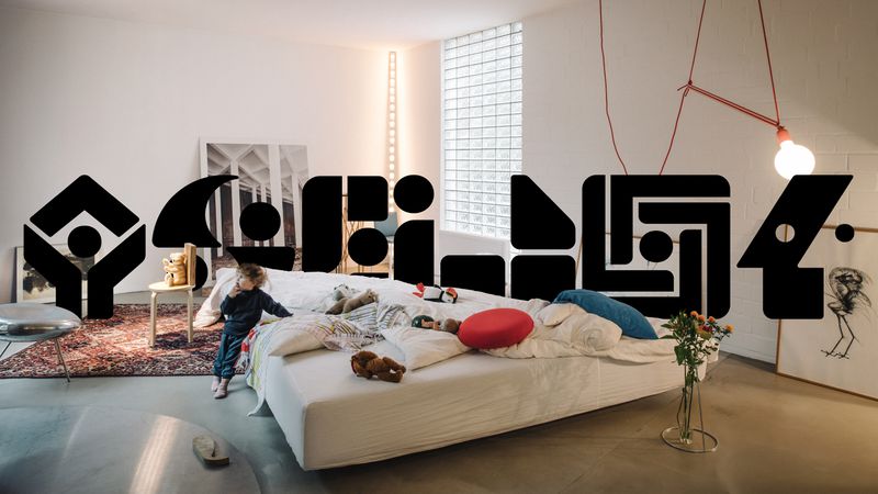 June-14 Meyer-Grohbrügge & Sam Chermayeff, Triangle bed [Lit en triangle]