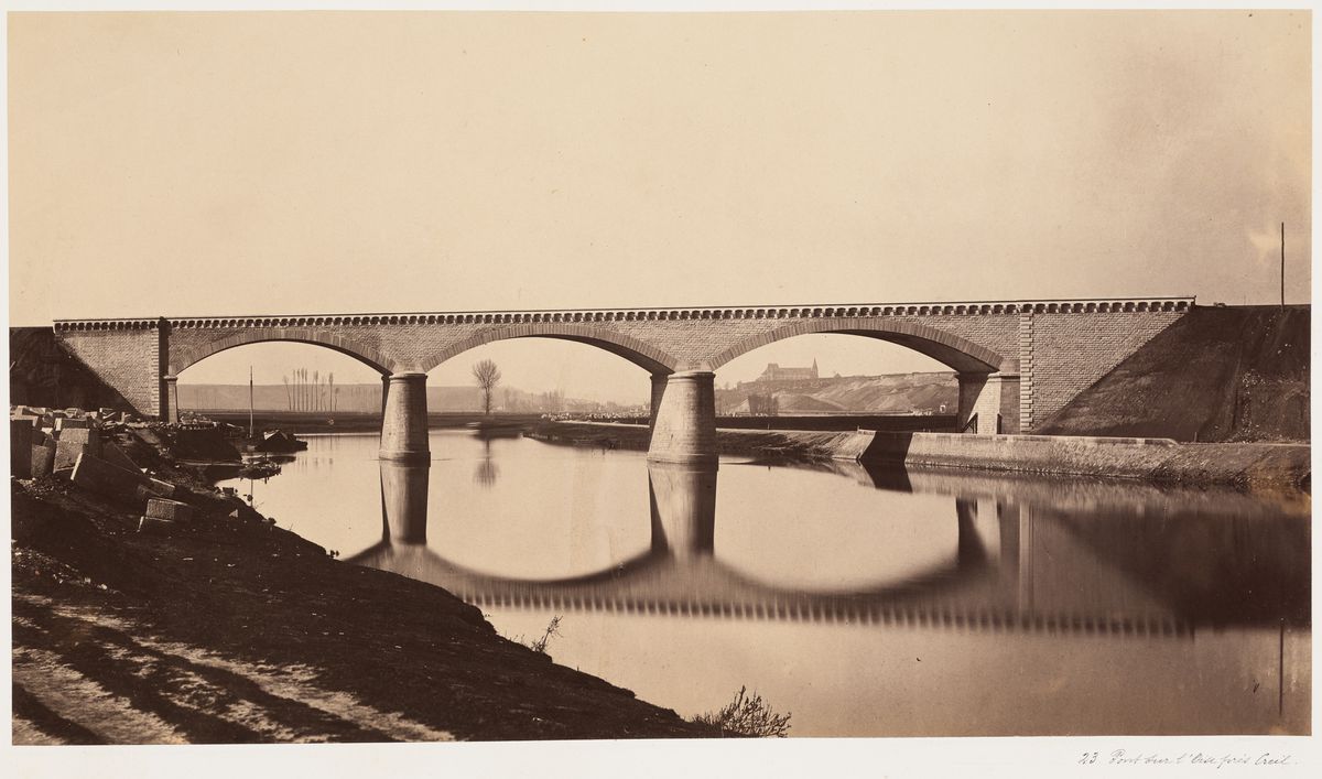 Pont sur l’Oise près de Creil, 1858-1859