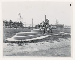 View of children playing in recreational area, Philadelphia
