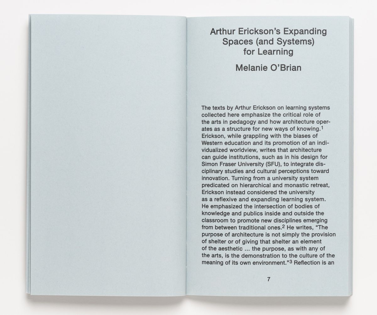 Arthur Erickson on Learning Systems