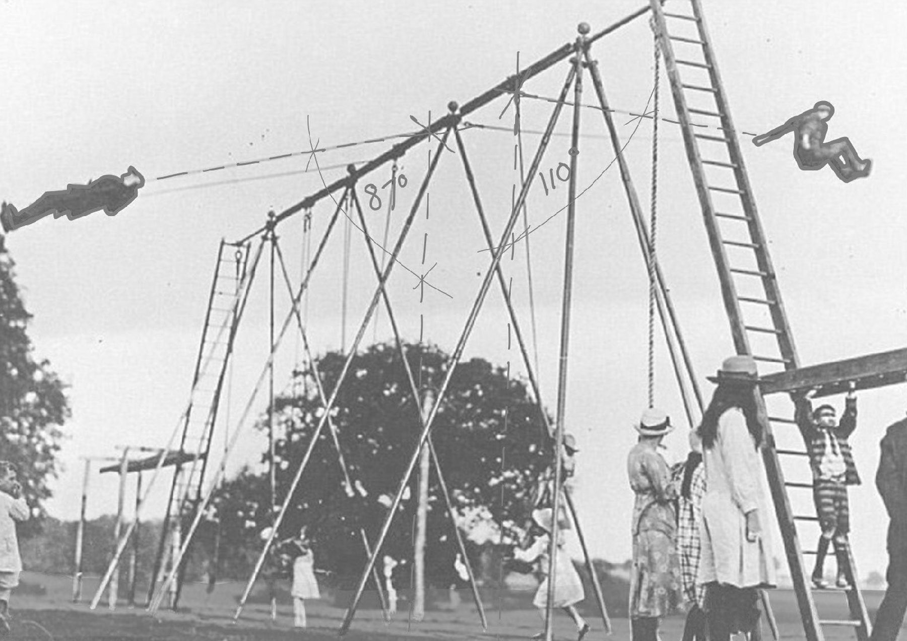 Older Children on the Swings
