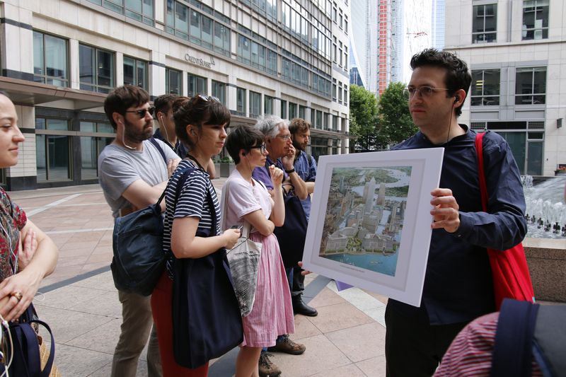 Market Landscape walking tour, Canary Wharf
