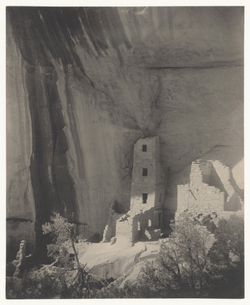 Laura Gilpin, View of the the Square Tower House, Mesa Verde National Park