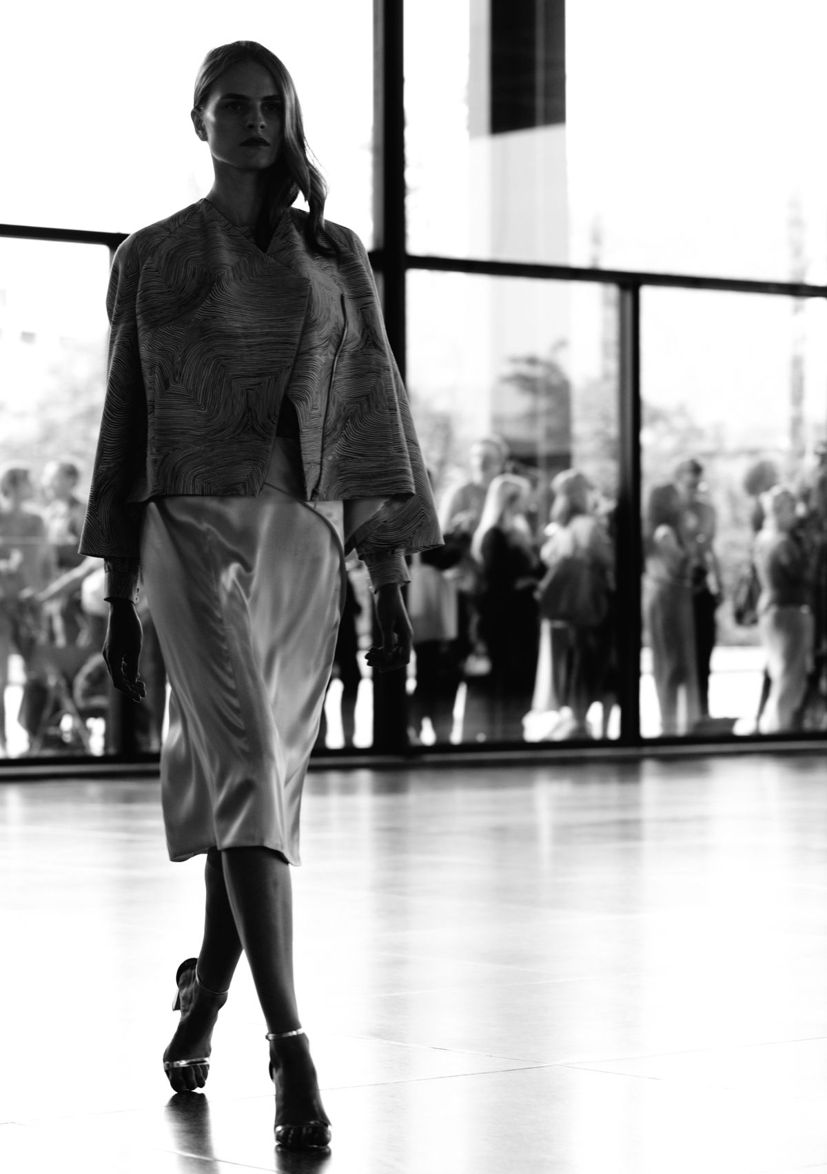 Perret Schaad SS14 collection presentation at Neue Nationalgalerie Berlin, 2013