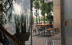 On the edge of the canal. Grand Huit's office, Paris, June 2021