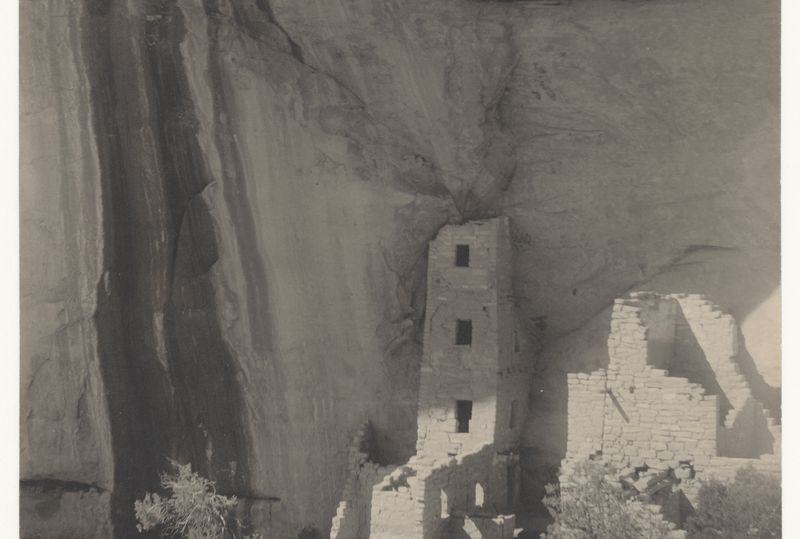Laura Gilpin, View of the the Square Tower House, Mesa Verde National Park