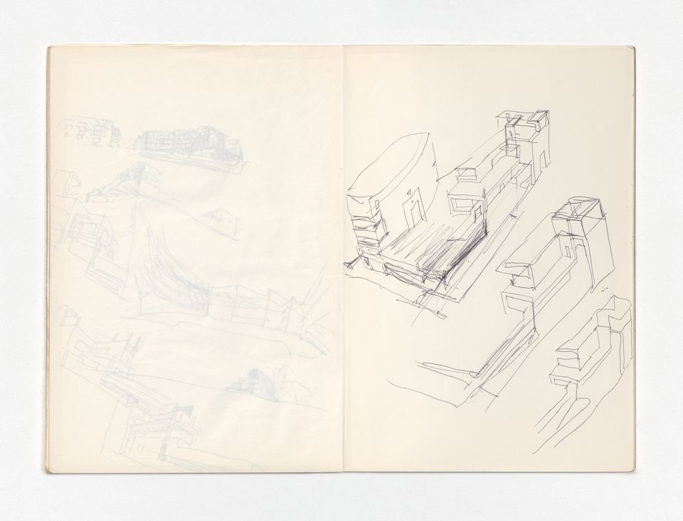 On Line: Álvaro Siza's Cadernos Pretos
