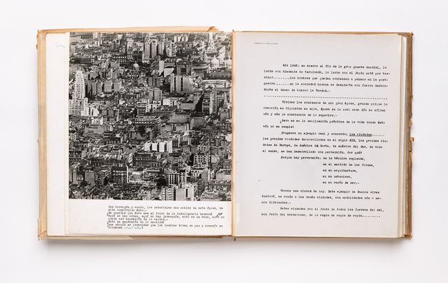 Promotional book on project "Edifico suspendido de oficinas", 1946