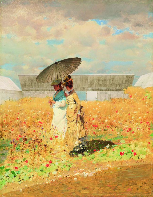 Valerio Recchioni, "Nel Grano (De Nittis + Olgiati)", from the series Genius Disloci