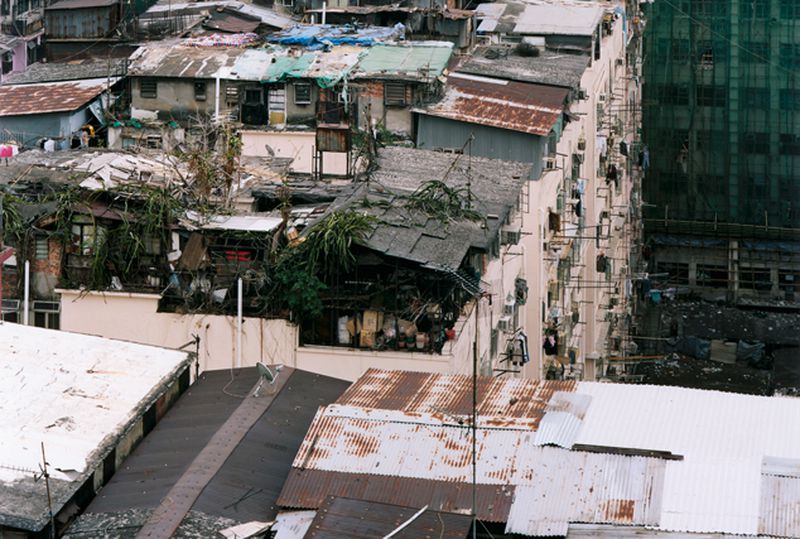 Stefan Canham, photographe. Extérieur de l’immeuble 5, secteur de Tai Kok Tsui. 2008