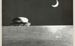 Photograph of model for "Sala para el espectáculo plástico y el sonido en el espacio", Córdoba, Argentina, c. 1943–1953